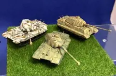 タ*ー様 1/144 戦車 ワールドタンクミュージアム M4シャーマン　T34 ワールドタンクミュージアム M4シャーマン 戦車4両セット 1/144