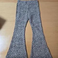 明日発送可能☆anonbaby レオパード柄 フレアパンツ 110cm