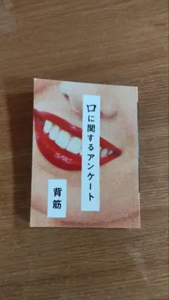 口に関するアンケート 中古品
