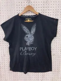 PLAYBOY BUNNY ラインストーン レース バニーロゴ プリント 半袖Tのサムネイル