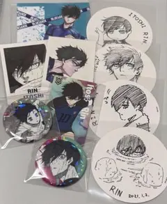 糸師凛　マズル　ホログラム缶バッチ　原画展　コースター　まとめ売り　ブルロ展