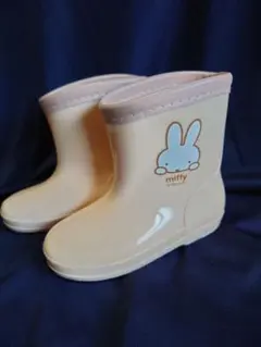 miffy　ミッフィー　長ぐつ　レインシューズ　ピンクベージュ　14センチのサムネイル