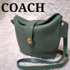 希少 レアCOACHオールドコーチ9948ターンロックショルダーバック