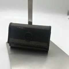 極美品　フェンディ　ペカン柄　キーケース　6連フック　黒