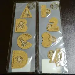 【昭和レトロ】スヌーピーコルクシール 2シートセット 新品未使用‼️