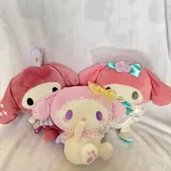★超メルカリ市期間限定出品★サンリオ　マイメロディ　ぬいぐるみ　３点セット