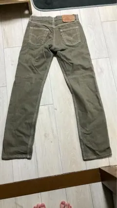 E*S様 Levi's 501 オリーブグリーン ストレートレッグ デニム