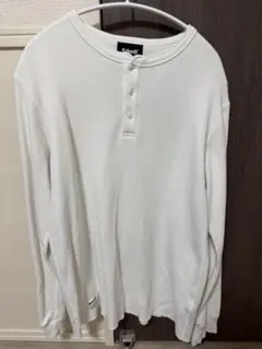 Schott ハニカム ワッフル ヘンリーネック Tシャツ サーマル