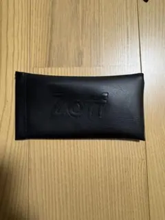 Zoff メガネケース 黒 合成皮革