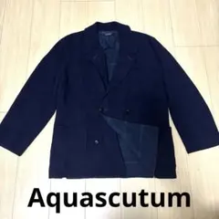 【美品】Aquascutum コート　ネイビー　Mサイズ