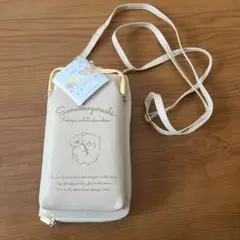 すみっコぐらし おしゃれウォレット付きスマホショルダーポーチ