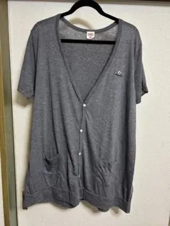 drug store's 半袖 ロングカーディガン グレー Fのサムネイル