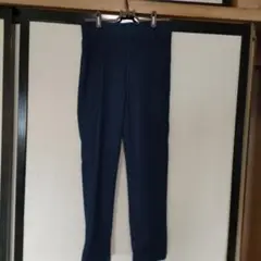 ダークブルースリムフィットレギンスパンツ　Ｍサイズ