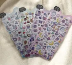 キャンディーグリッターステッカー　4枚セット