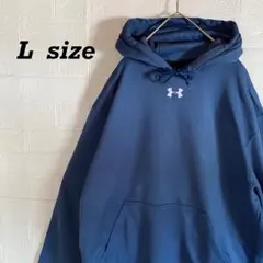 アンダーアーマー　センターロゴパーカー　ダークネイビー