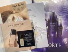 クレドポーボーテ　コスメデコルテ　ディオール　ポール&ジョー　サンプル