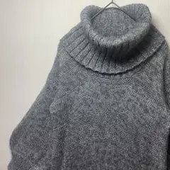 BALLSEY タートルニットワンピース グレー 38