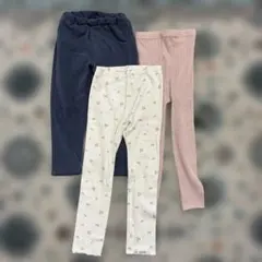 レギンス パンツ3点セット 100cm 105cm 110cm