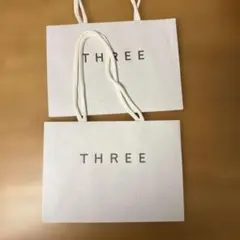 THREE ショップ袋 2枚セットのサムネイル