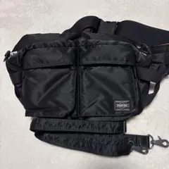 ポーター　タンカー　ボディバッグ　ウエストバッグ　ブラック　2way