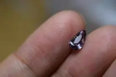 RS7-37 非加熱 灰紫 ミャンマー産 天然 スピネル ルース