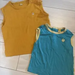 モイモルン ノースリーブ トップス 2枚セット 90 100