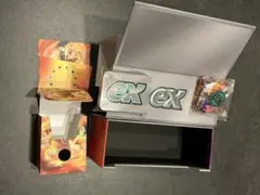 ポケカ プレミアムトレーナーボックスex 空箱 リザードンカードケース セット
