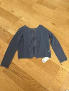 メッシュ2wayプルオーバーニット グリーンレーベルリラクシング