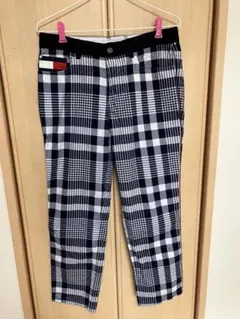 TOMMYHILFIGER GOLF チェック柄 ゴルフパンツ L