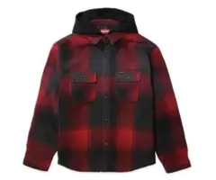 25SS Quilted Lined Hooded Flannel Shirt