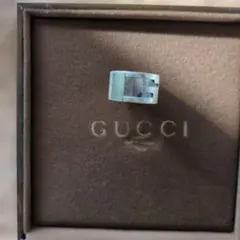 ユ*す様 GUCCI シルバー Gロゴリング お値下げ交渉あります。