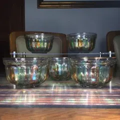 『イベントうー特価』　ガラス　カラフル　小鉢　5枚