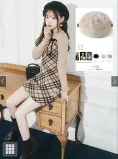 桜庭遥香着用★ファーベレー帽