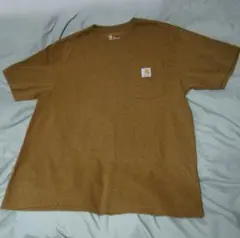 美品♬　定番！　Carhartt　カーハート　ポケット付　Tシャツ　ブラウン