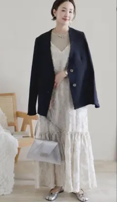 オリジナルジャガードキャミワンピース