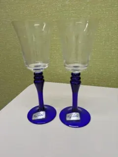 訳あり　Bohemia Crystalex ワイングラス 2客セット