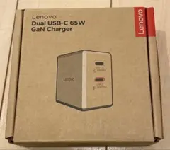 신품 미사용 Lenovo Dual USB-C 65W GaN Charger