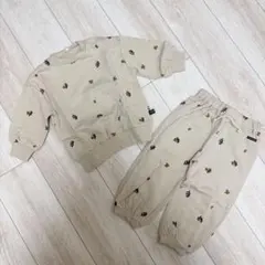 puppapupo スウェット トレーナー 上下セット パジャマ90cm.14