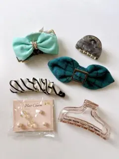 未使用　ヘアクリップ　バナナクリップ　バレッタ　ヘアチャーム