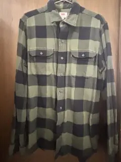 Levi’s リーバイス ブロック チェック ネルシャツ 緑黒