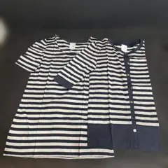 美品⭐️ シルク混　5部袖アンサンブルニットのサムネイル