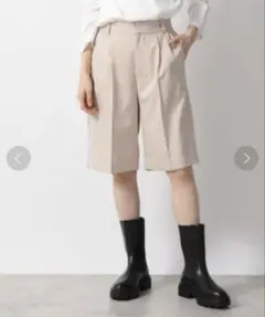 ローリーズファーム ラクビショートパンツ　アイボリー