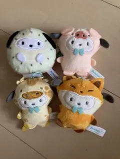 サンリオ　ポチャッコ　動物　着ぐるみ　ぬいぐるみセット　ナムコ