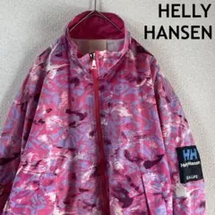 M2へリーハンセン　ナイロンジャケット　アウター　ジップアップ　柄ジャケMメンズ