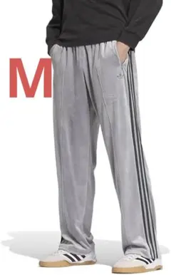 adidas ベッケンバウアー ベロア トラックパンツ グレー ジャージ