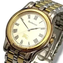 稼働品 Burberrys バーバリー 腕時計 白文字盤 5530-F52312 - メルカリ