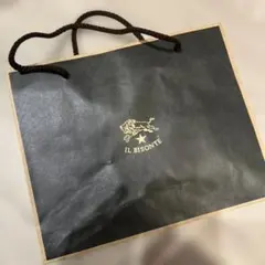 IL BISONTE ショップ袋 黒