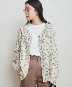 fig london sanctuary ブラウス　パンツ　セットアップ　鳥のサムネイル