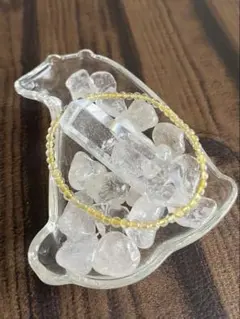 天然石　ルチルクォーツ　ブレスレット