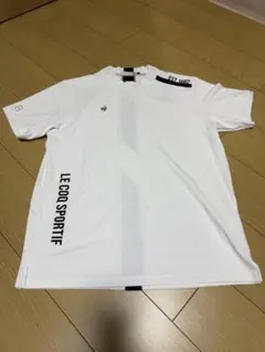 LL ルコックリジューム 半袖モックネック白